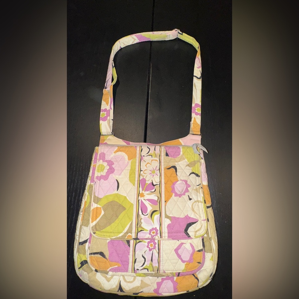 Floral Quilted Shoulder Bag